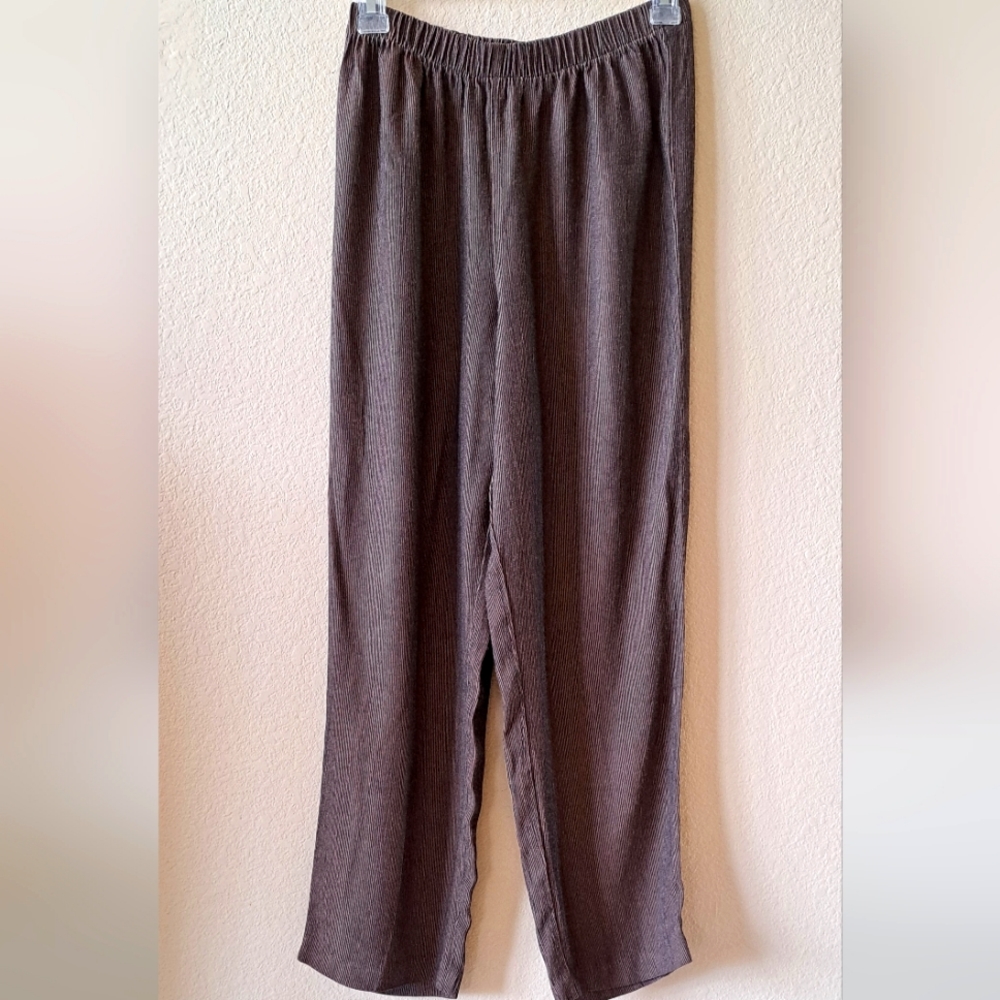 Amanda Lane elastic waist brown pants, size 8P